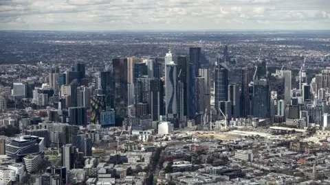 Getty Images Melbourne skyline