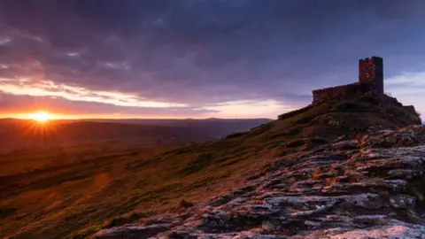 PA Media Dartmoor sunrise