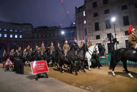 PA Media The route will be shorter than the length of the late Queen's procession in 1953