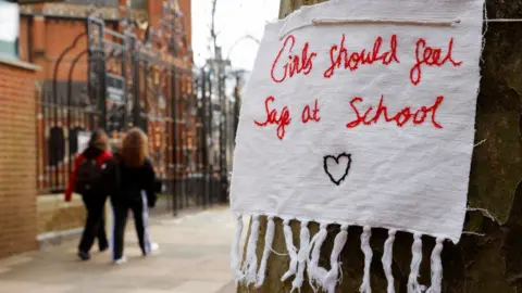 Reuters Protests at the school