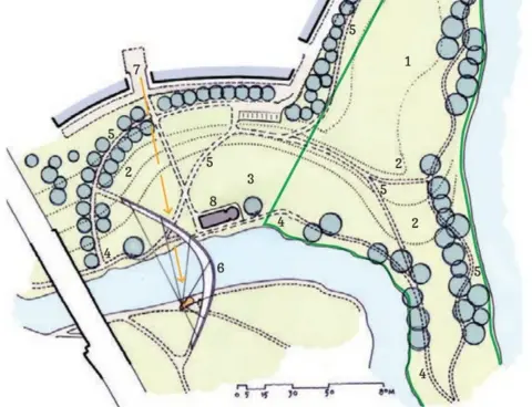 Oxford City Council/ David Lock Associates Map of new bridge plans