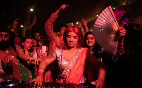 Aiyush Paschnanda/Museum of Youth Culture DJ Gracie T at the Daytimers Boiler Room night, London, 2021