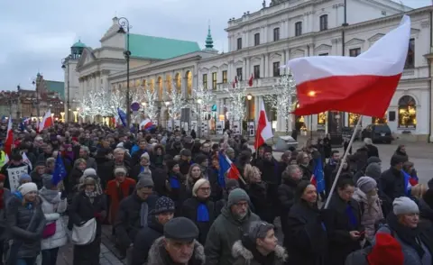 AFP Protest in Warsaw, 11 Jan 20