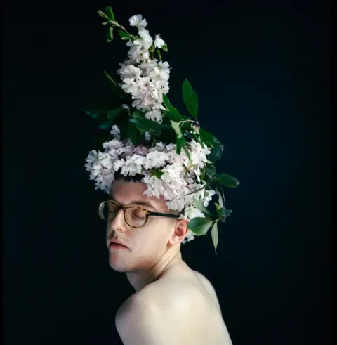 Eivind Hansen Ben Driver in the promotional poster for Guy Cry Club