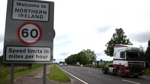 PA Northern Ireland sign