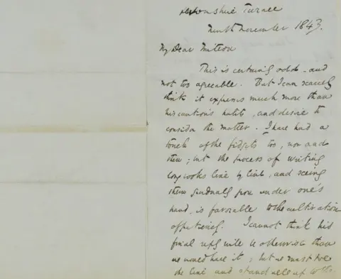 Charles Dickens Museum Charles Dickens letter