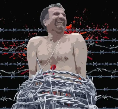 Chushool Mahaldar Self portrait by artist Chushool Mahaldar