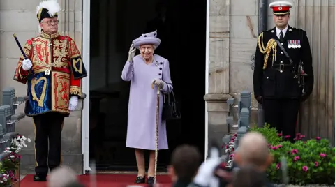 Reuters Queen at Holyroodhouse