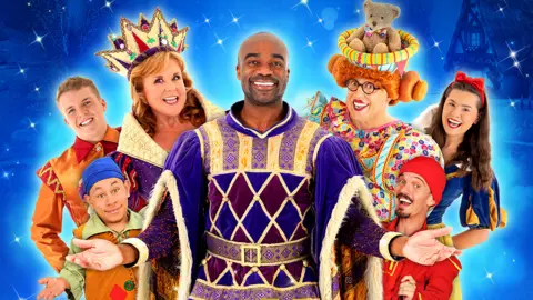 Royal and Derngate Cast of Snow White at Northampton Royal and Derngate