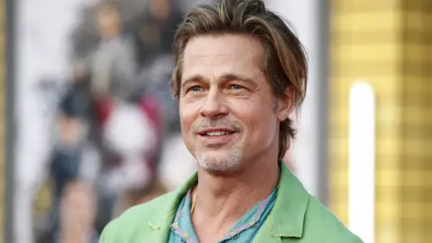 Brad Pitt at the Los Angeles premiere of Bullet Train