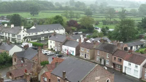 Geograph/Gordon Hatton Topcliffe from the air