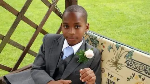 Family photo Caleb as a child