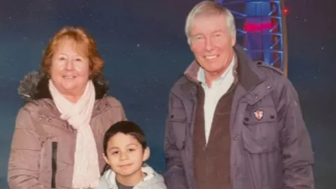 Family photo John Grainger and his wife and grandson