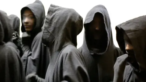 EPA Ballet dancers from the Joburg Ballet prepare backstage to enter the show during the final rehearsal for Snow White-The Ballet, Johannesburg, South Africa, 12 October 2017.