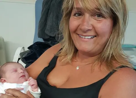 Nicola Urquhart Nicola Urquhart with the baby girl