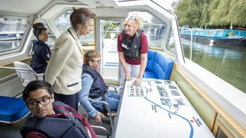 rEvolution UK Princess Anne visits River & Rowing Museum