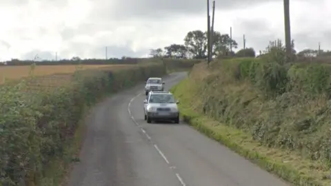 Google B3327 between Watergate Bridge and Stibb Cross