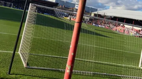 Josh Brewer Blundell Park, in Cleethorpes