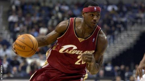 LeBron James: NBA superstar's evolution from high school prodigy - BBC