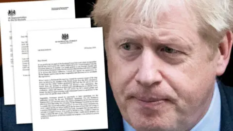 Getty/BBC boris johnson letters