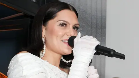 Getty Images Jessie J performing on 3 November 2021