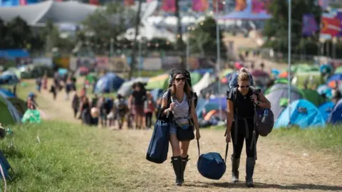 Getty Images Glastonbury 2017 festival goers