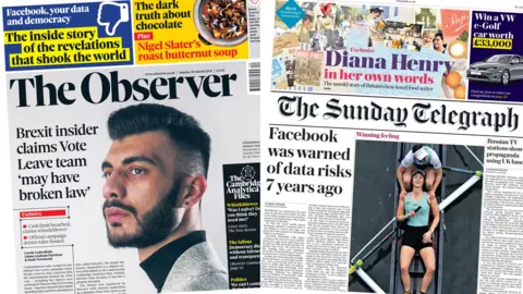 The Observer and the Sunday Telegraph