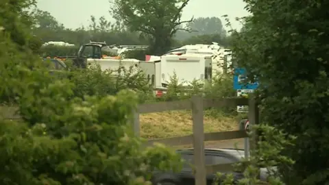 Caravans at the showground