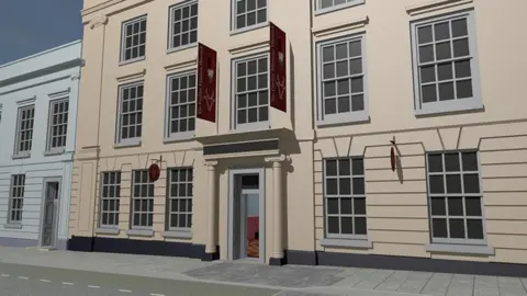 The Fusilier Museum Warwick Artists impression of the frontage