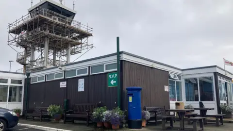 BBC Alderney airport terminal