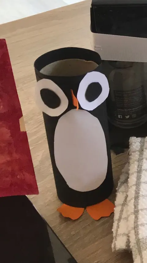 Gemma Lawrence Penguin made of card