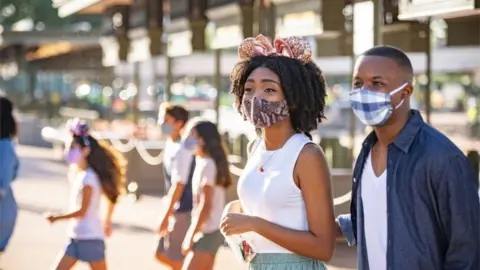 Getty Images Walt Disney World reopens in Florida, 11 July 2020