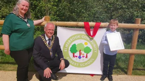 A2Dominion Nick Mawer presents the award to Harry Sims