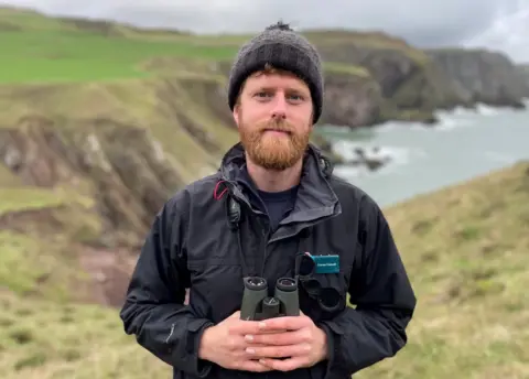 Ciaran Hatsell, ranger at St Abb's Head nature reserve.