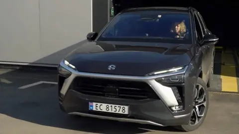 Battery swapping station in Oslo