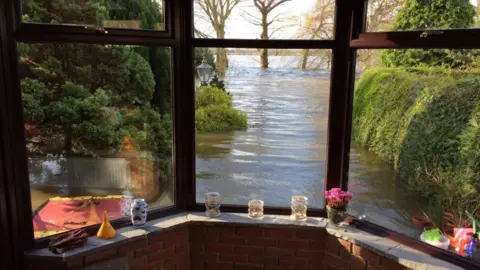 The view out of a home in Hirst Courtney