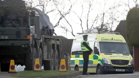 PA Cordon in Aldershot