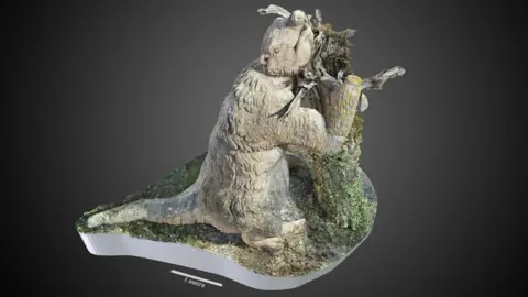 Historic England 3D model of the Crystal Palace Megatherium