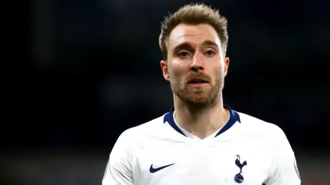 Tottenham midfielder Christian Eriksen