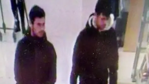Lancashire Police CCTV images of suspects