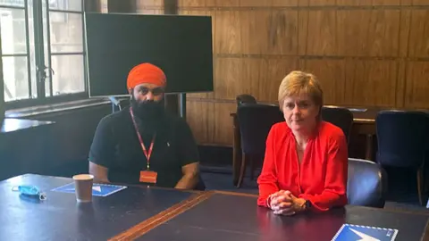 Gurpreet Johal Gurpreet Johal with Nicola Sturgeon