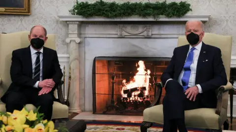 Reuters Olaf Scholz and Joe Biden