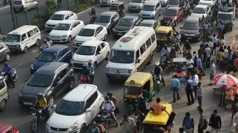 Getty Images traffic india