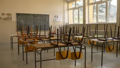 Getty Images Empty classroom