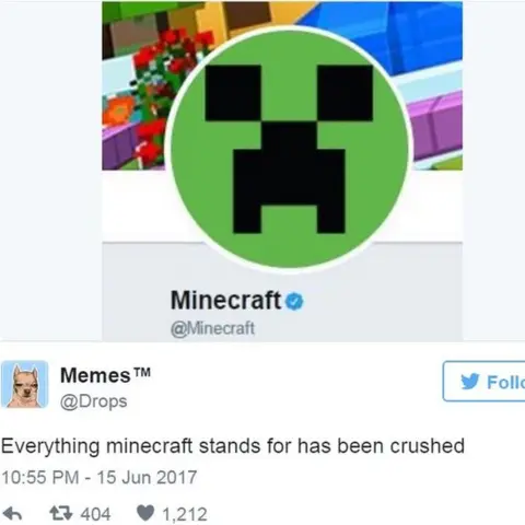 Twitter/@Drops Screen grab of tweet by @Drops