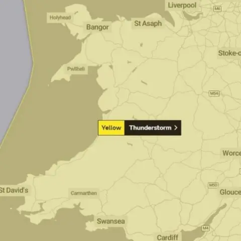 Met Office Weather map