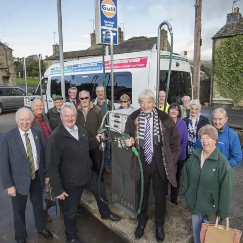 North Yorkshire County Council Hawes petrol station