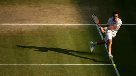 Getty Images Andrew Murray at Wimbledon