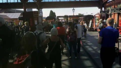 George Scott Passengers on platform