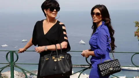 Getty Images Kris Jenner and Kim Kardashian West